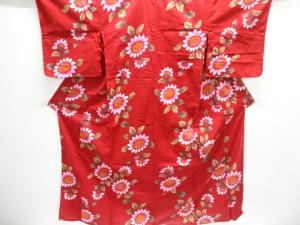 向日葵模様浴衣